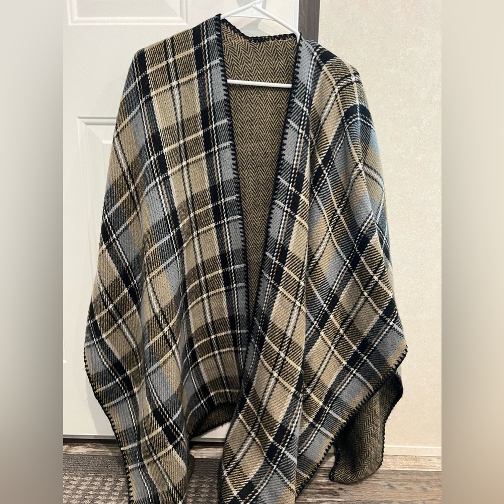 Wrap sweater cardigan